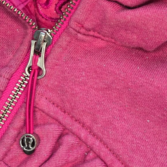 SZ 6 Lululemon Cuddle Up Jacket in Paris Pink *Sparkle* - Picture 6 of 10